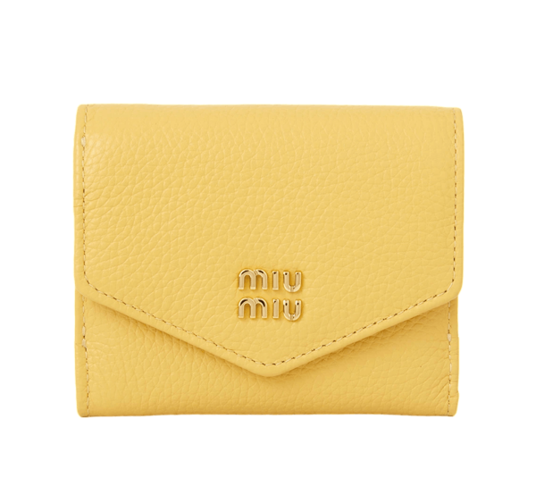 Miu Miu Short Wallet Yellow