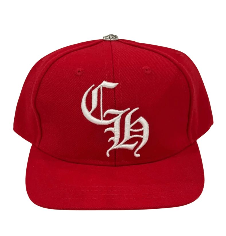 Chrome Hearts CH Baseball Cap Red White