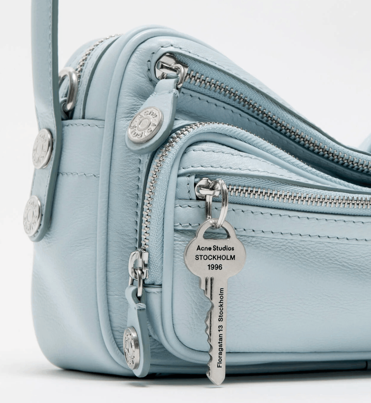 Camero Party Shoulder Bag - Dusty blue