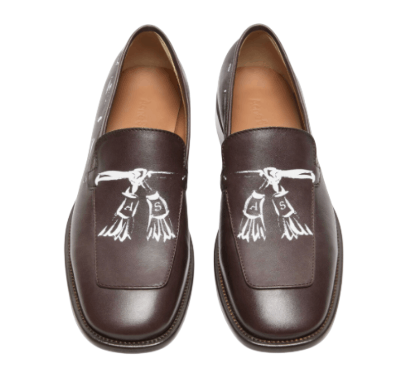 Acne Studios Bassel Loafers Dark Brown