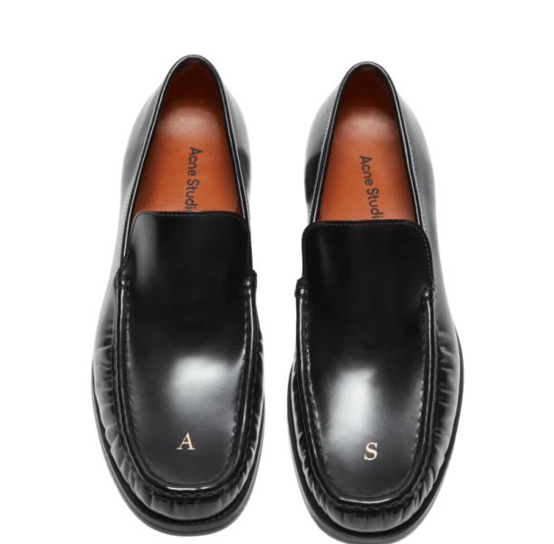 Leather loafers - Black