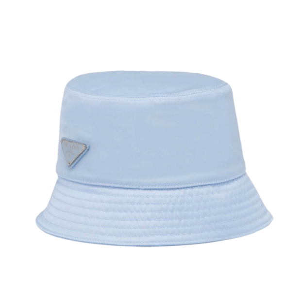 (W) Prada Re-Nylon Bucket Hat Celeste