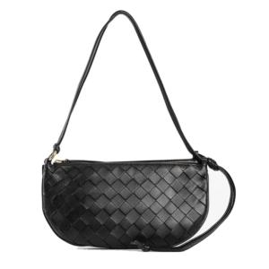 Bottega Veneta Gemelli Double Pouch Intrecciato in Black