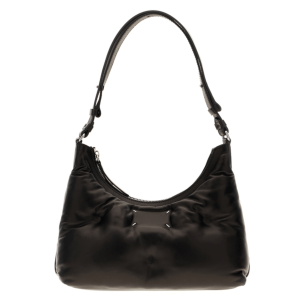Maison Margiela Leather Small Glam Slam Shoulder Bag in Black