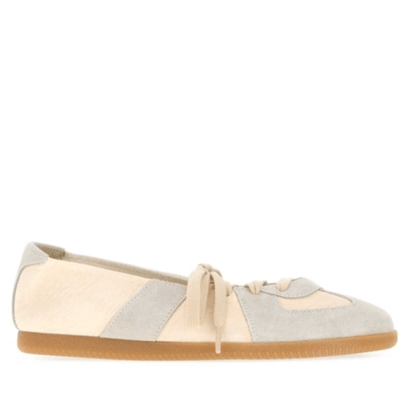 Designer White Replica Soft Laced Ballet 