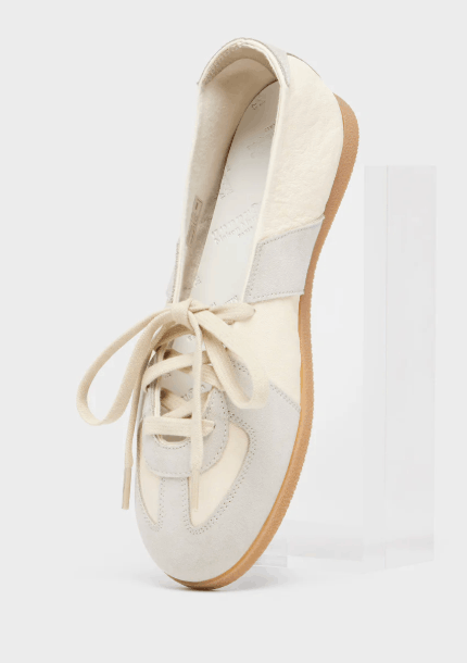 Designer White Replica Soft Laced Ballet 