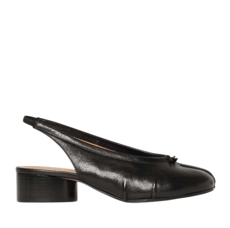 Maison Margiela Tabi Slingback Heeled Pumps Black