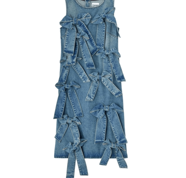 Ganni Blue Midi Dress