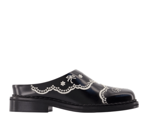 Floral Lace Mule