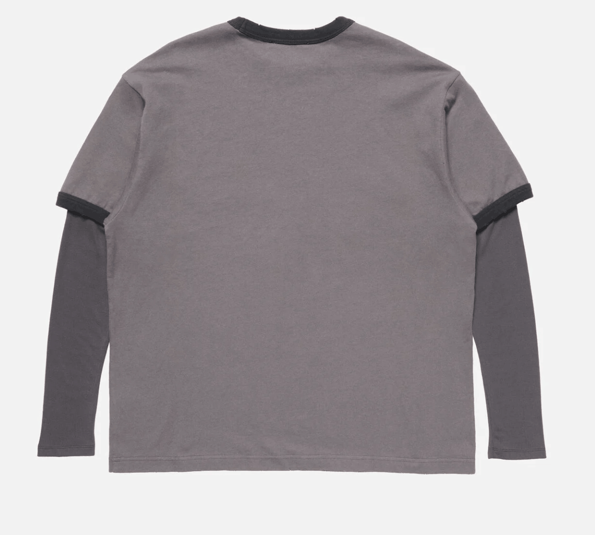 Layered graphic t-shirt - Dark purple/black