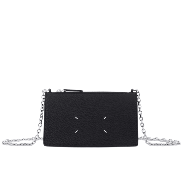 Maison Margiela Four Stitches Chain Wallet Black