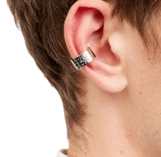Mm6 Maison Margiela Numeric Brass Ear Cuff