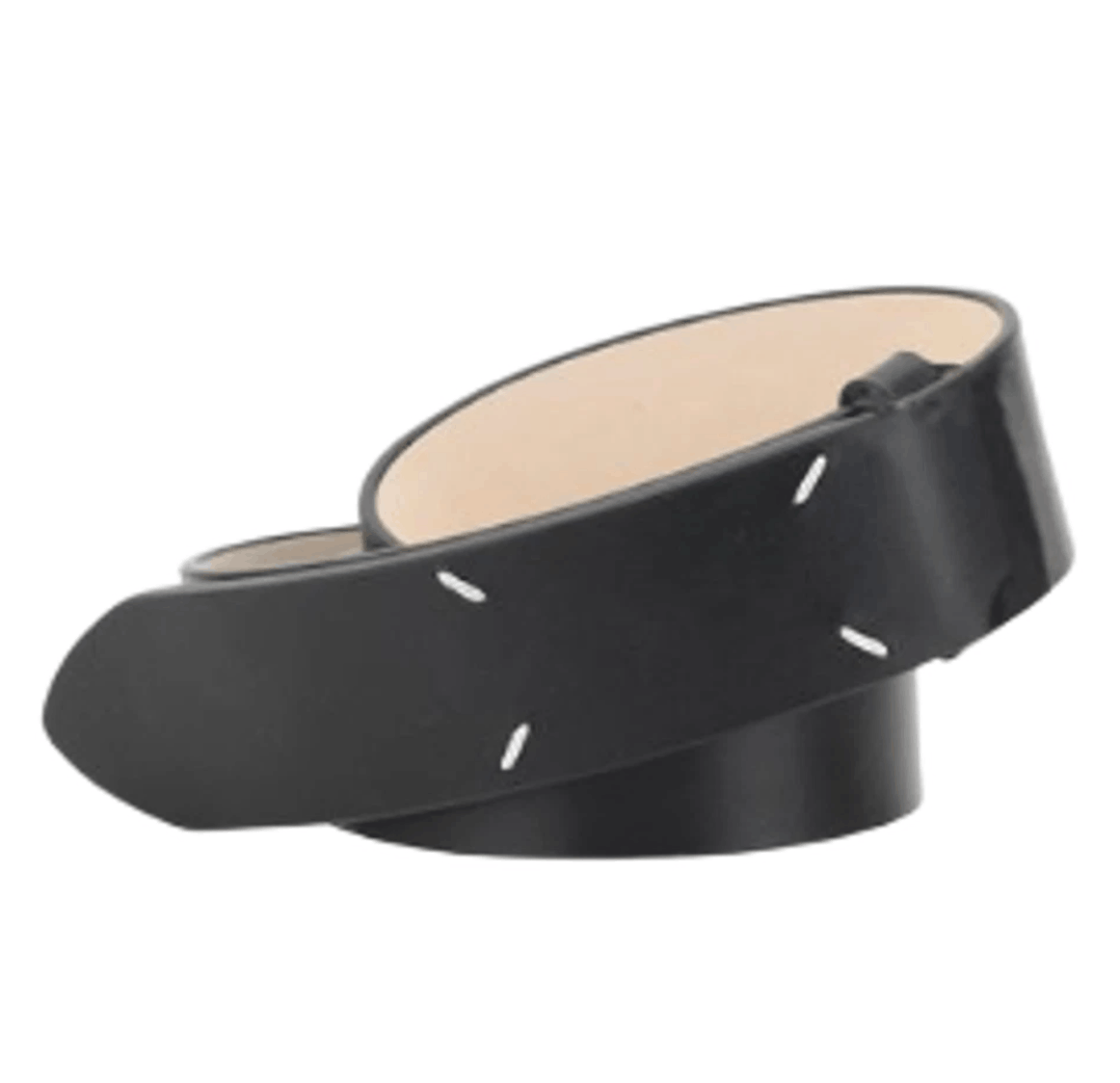 Maison Margiela Leather Belt Black