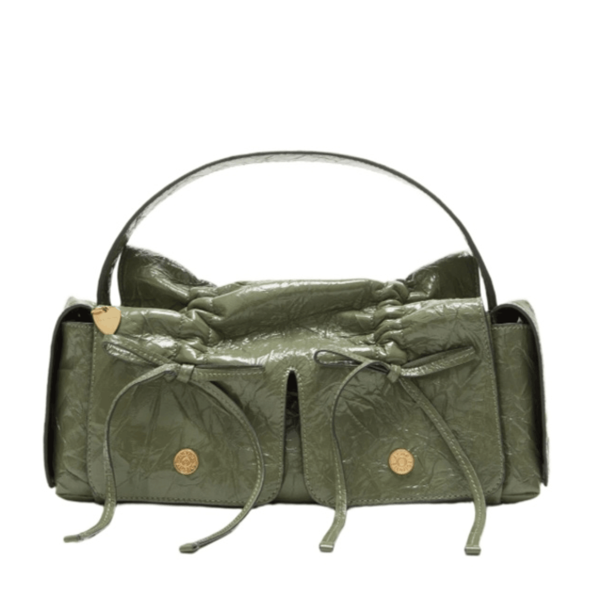 Multipocket shoulder bag - Wheat green