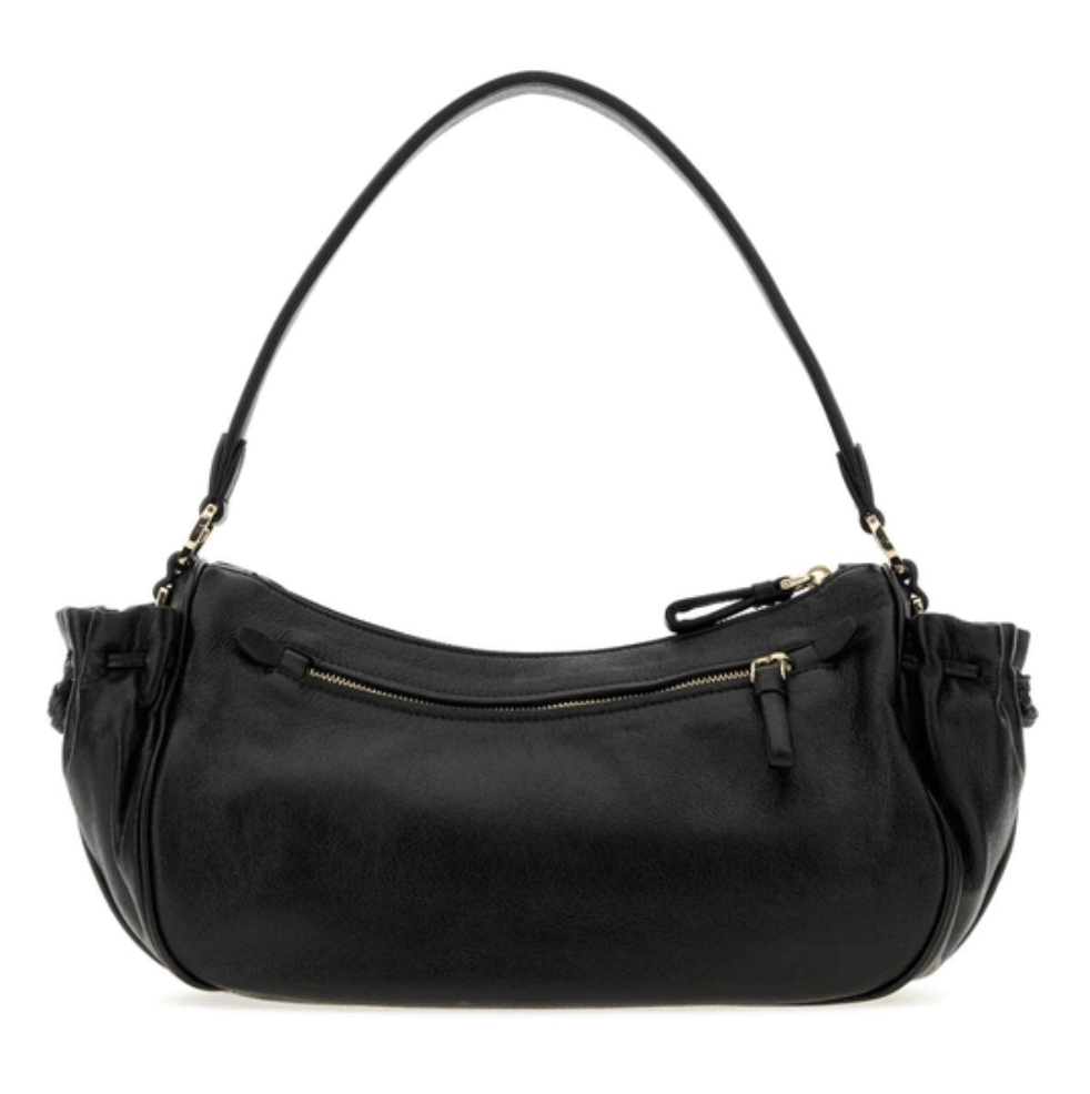 Prada Small logo-plaque Leather Tote Bag