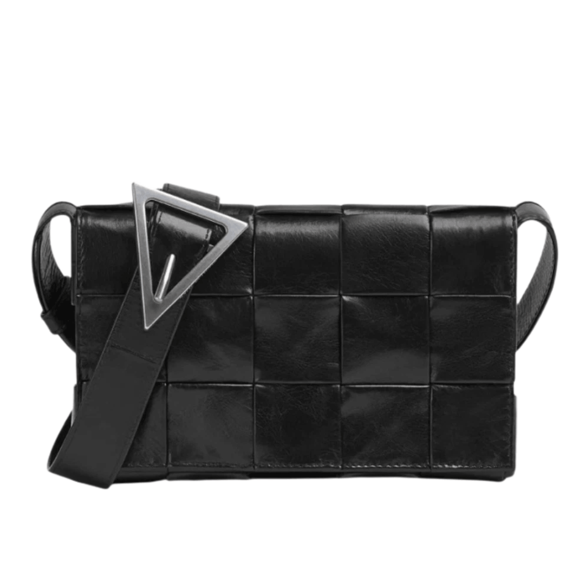 Bottega Veneta Small Leather Cassette Black