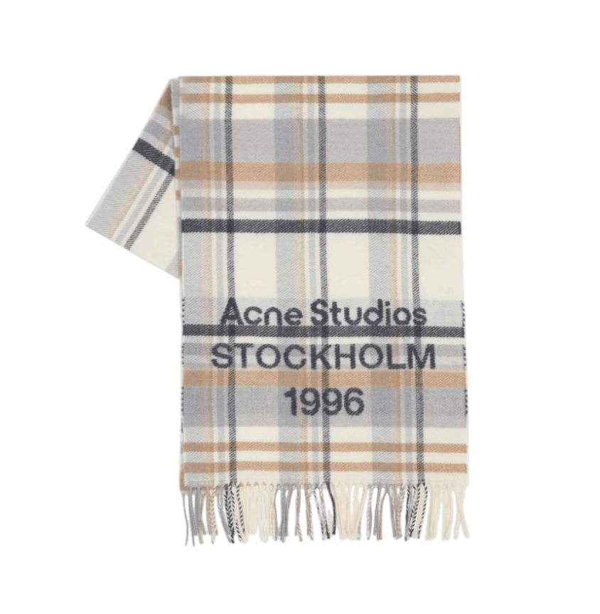 Check logo scarf CA0385-AYS