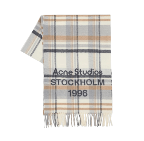 Check logo scarf CA0385-AYS