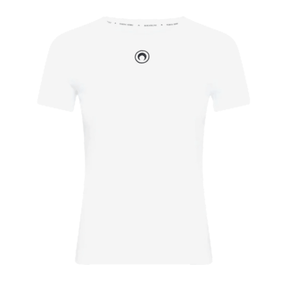 MOON LOGO JERSEY BABY FIT T-SHIRT WH10 WHITE