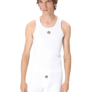 MOON LOGO RIBBED JERSEY TANK TOP 