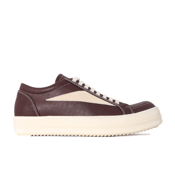 DRKSHDW VINTAGE SNEAKERS IN SCAB WAX DENIM