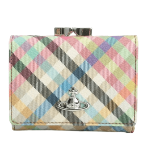 Vivienne Westwood Frame Orb Leather Wallet Multicolor