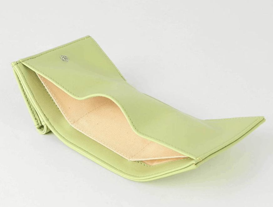 Vivienne Westwood Envelope Smooth Leather Wallet Pastel Green