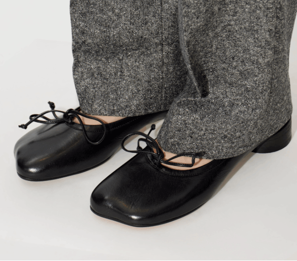 MM6 Maison Margiela leather ballet flats S59WZ0092 P7561 T8013