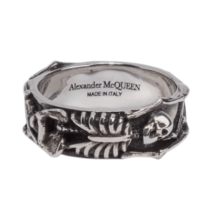 Alexander Mcqueen Skeleton Ring - Silver 