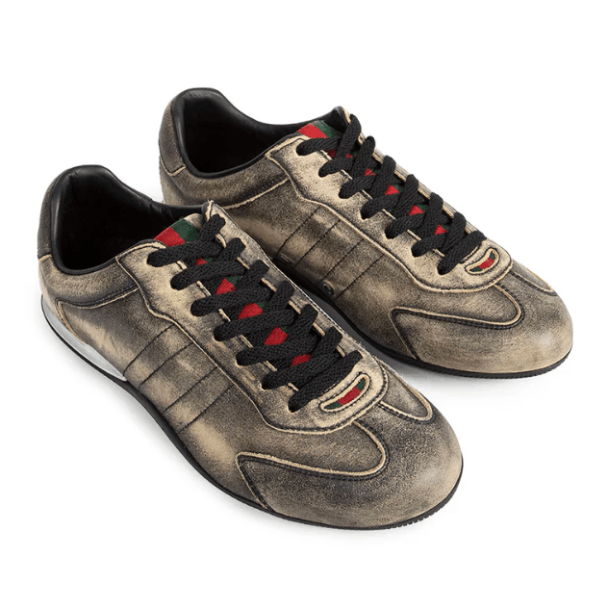 Gucci Shift trainers in black leather