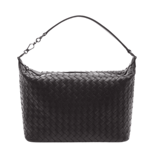 Bottega Veneta Intrecciato Shoulder Bag Dark Brown