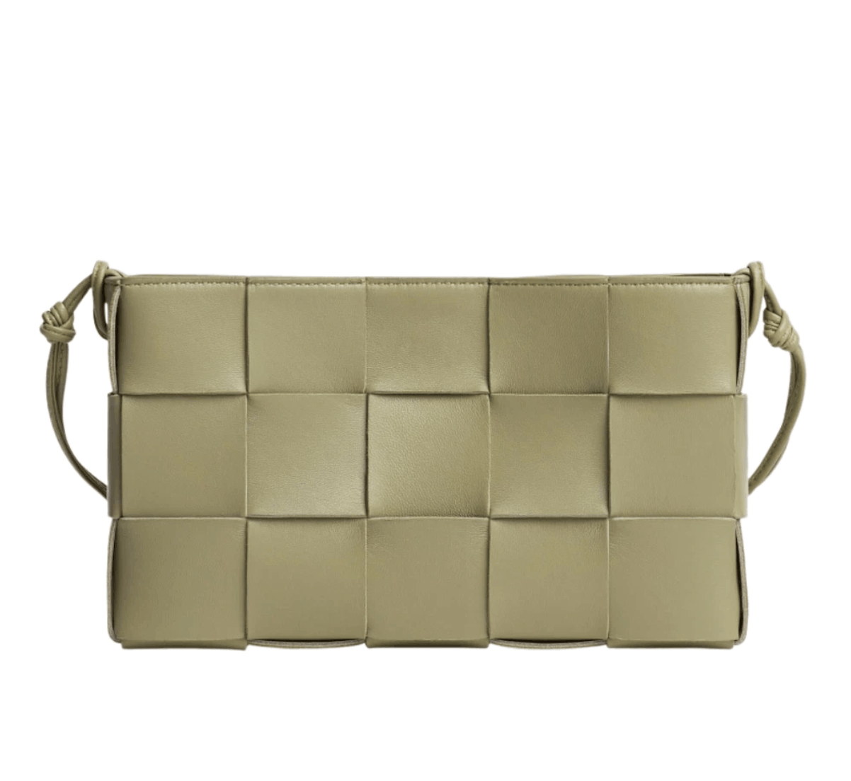 Bottega Veneta Cassette Pouch On Strap Travertine