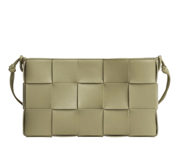 Bottega Veneta Cassette Pouch On Strap Travertine