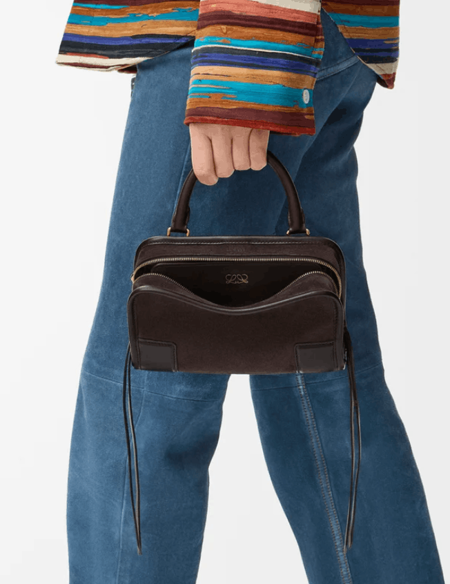 Mini Amazona 180 bag in suede