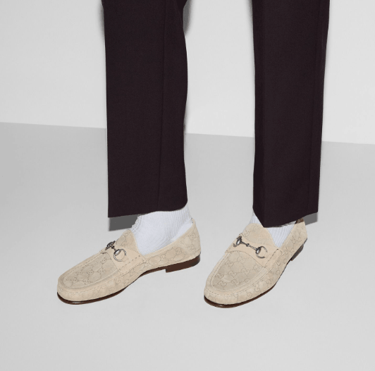 Gucci Horsebit 1953 Loafer Oatmeal Suede