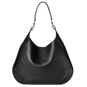 Gucci B Medium Shoulder Bag Black Leather