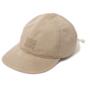 Miu Miu Cotton Baseball Cap in Natural 