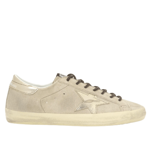 Golden Goose Superstar Leather Sneakers Beige