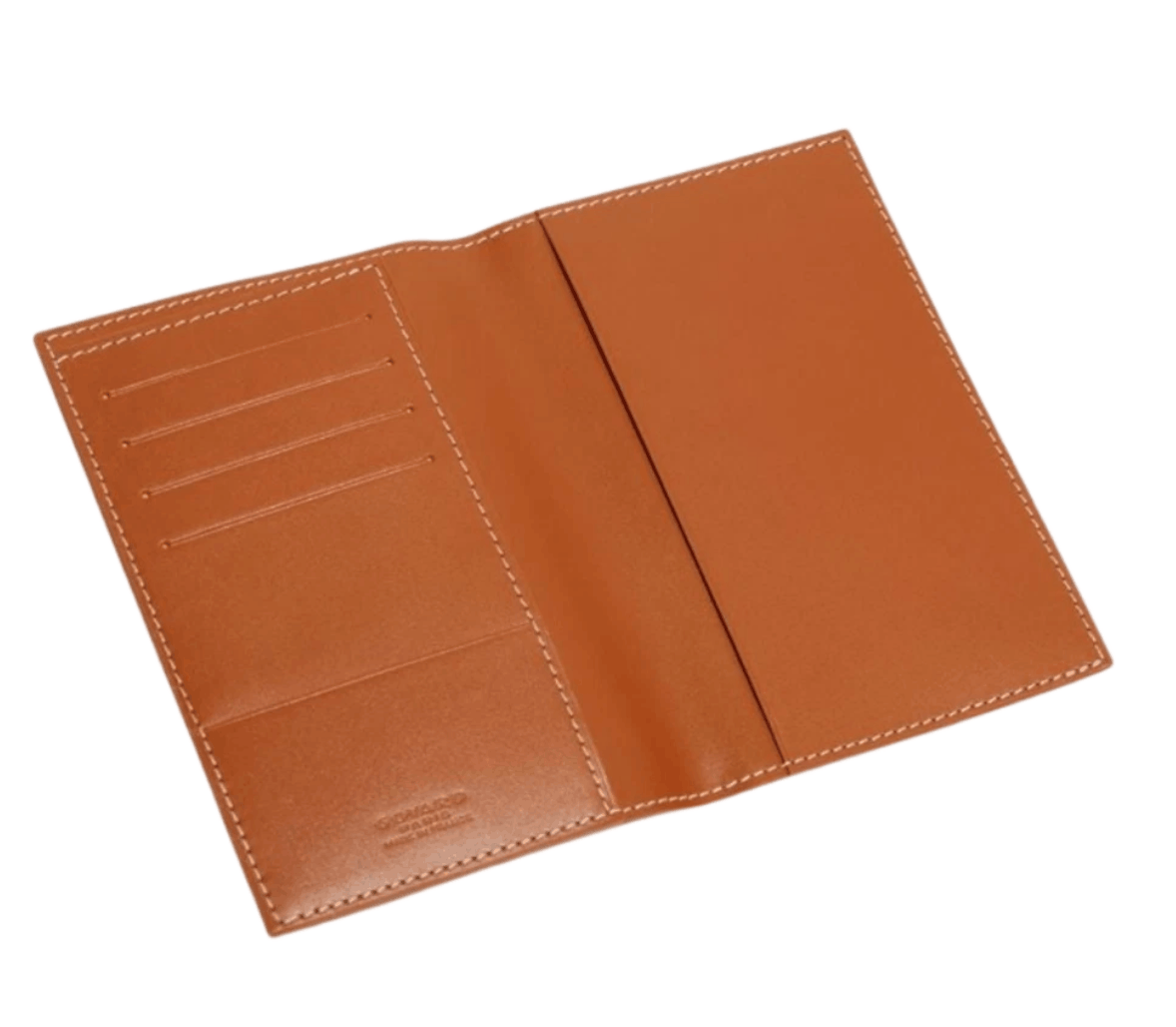 Goyard Grenelle Passport Cover Black Tan
