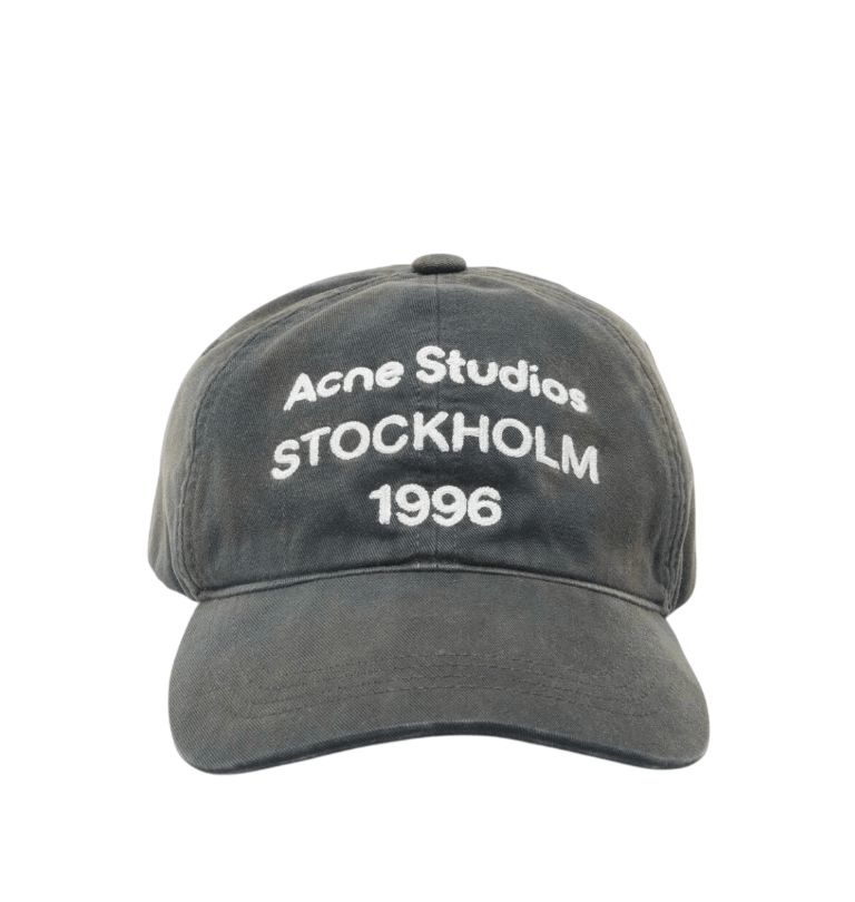 Washed logo baseball cap - Faded black