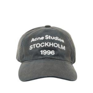 Washed logo baseball cap - Faded black