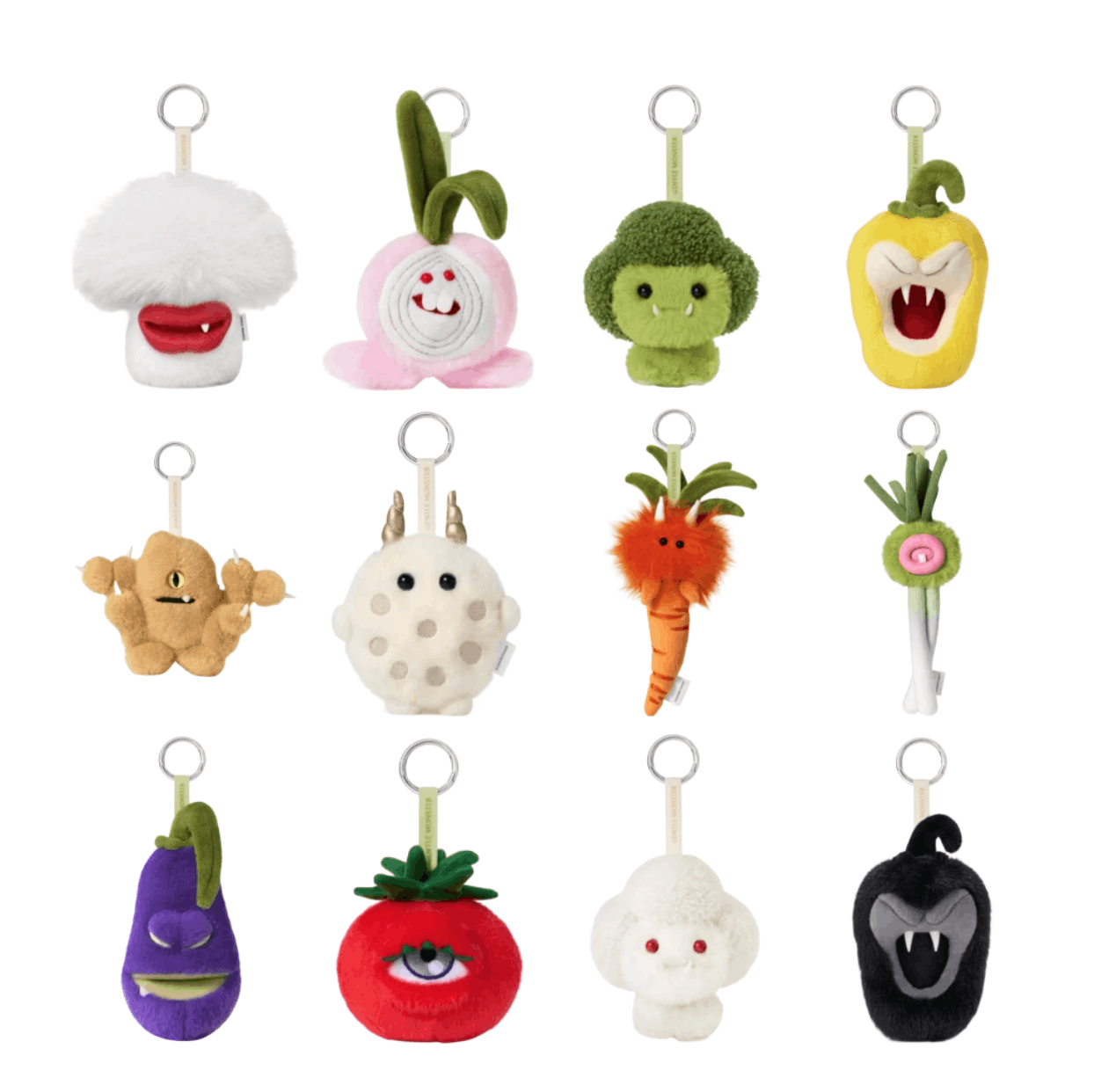 Gentle Monster Veggiemon Keyring Sealed Case (1 Blind Box)