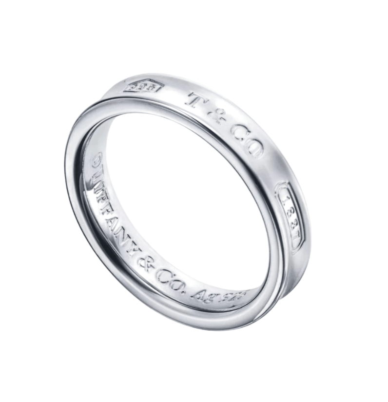 Tiffany & Co. 1837 Ring Narrow Silver
