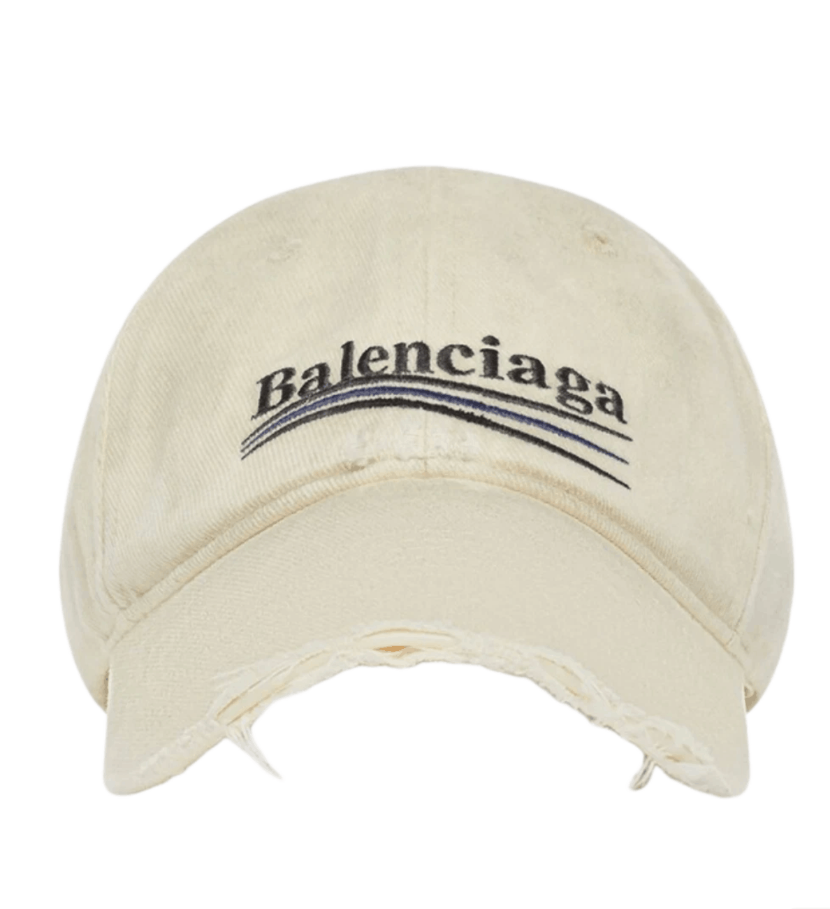 Balenciaga Political Campaign Destroyed Cap Beige