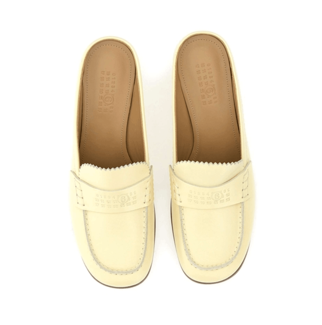 MM6 Maison Margiela Swing Toe Leather Loafers  S66WX0074P7560 T1039