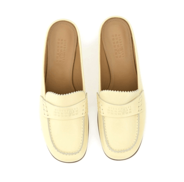 MM6 Maison Margiela Swing Toe Leather Loafers  S66WX0074P7560 T1039