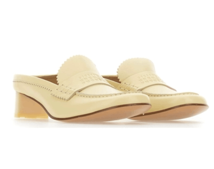 MM6 Maison Margiela Swing Toe Leather Loafers  S66WX0074P7560 T1039