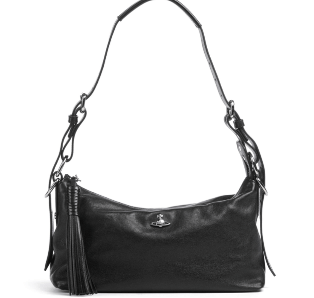 Emma Shoulder Bag in BLACK