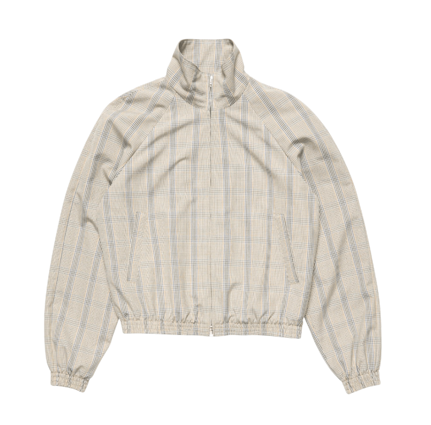 Lightweight check jacket Brown/blue