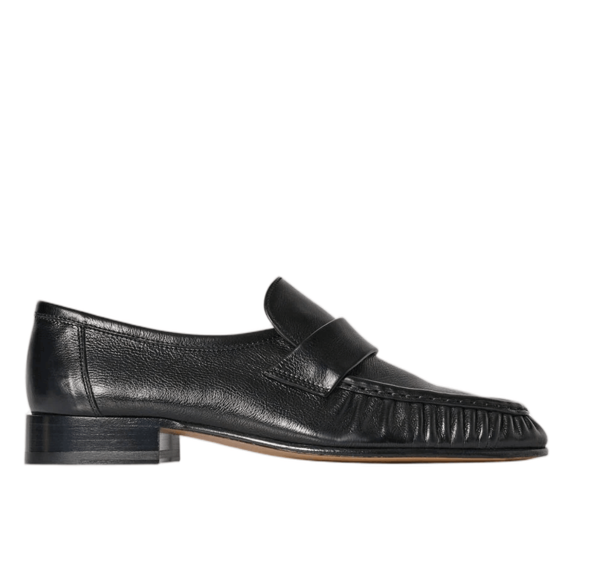(W) The Row Soft Loafer Black